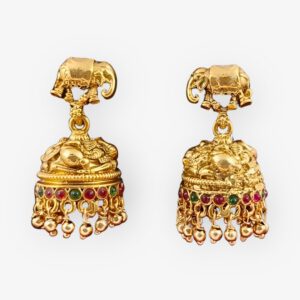 Elephant Jhumka Earrings