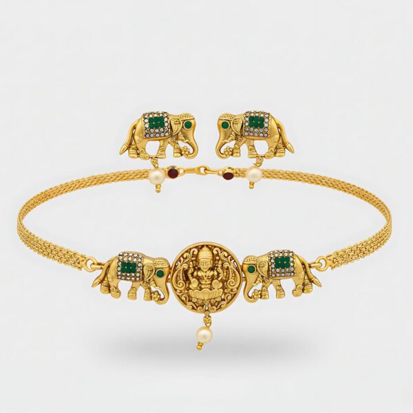 Elephant Motif Choker Set - Image 3