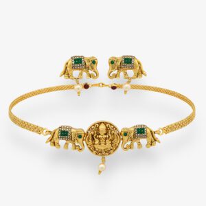 Elephant Motif Choker Set
