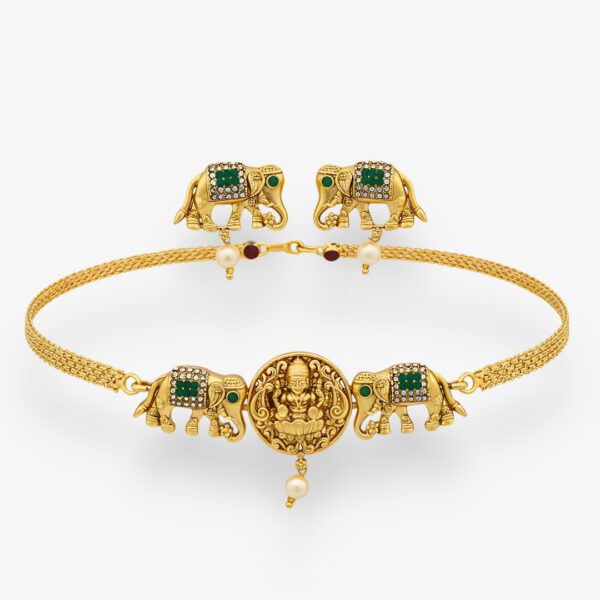 Elephant Motif Choker Set