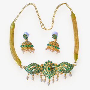 Gold-Plated Choker Necklace