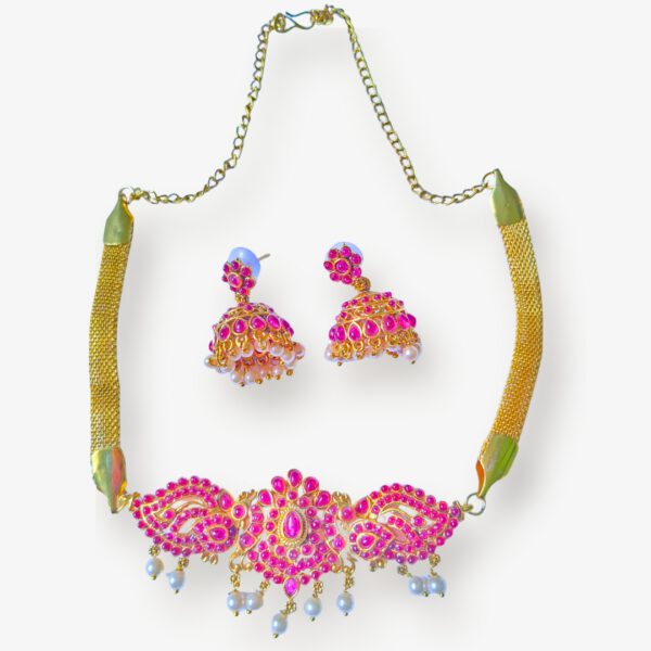 Gold-Plated Choker Necklace - Image 5