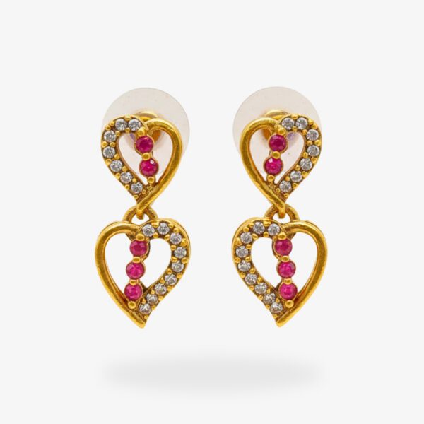 Heart Motif Gold-Plated Necklace - Image 6