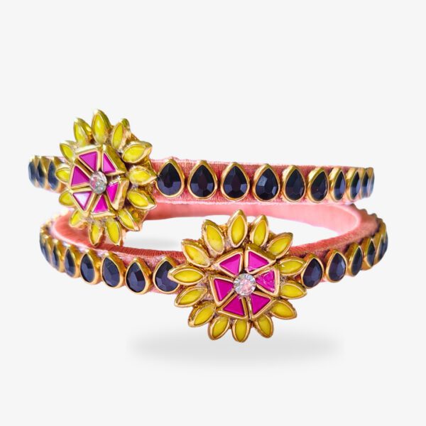 Kundan Bracelet Bangle - Image 5