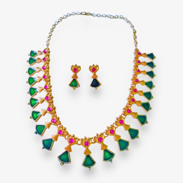 Palakka Gold-Plated Necklace - Image 3