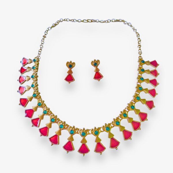 Palakka Gold-Plated Necklace - Image 4