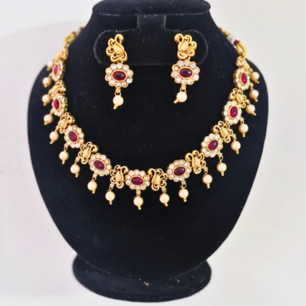 Peacock Necklace Set - Image 5