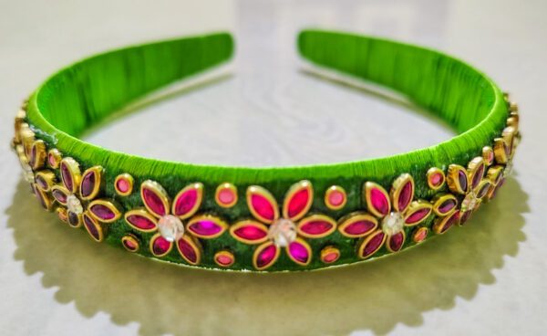 Silk Thread Hair Bow - Image 5