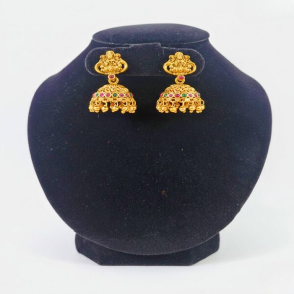 Traditional Classic Jhumka Earrings - Image 2